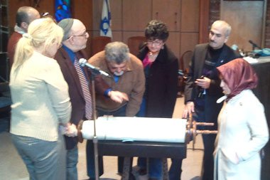 friendship gathering at Temple Avodat Shalom